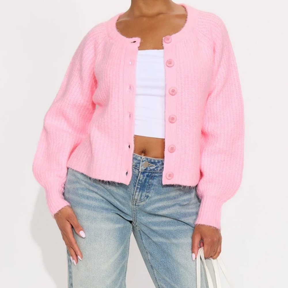 Weekend Getaway Cardigan - Pink